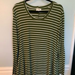 Umgee long sleeve swing dress